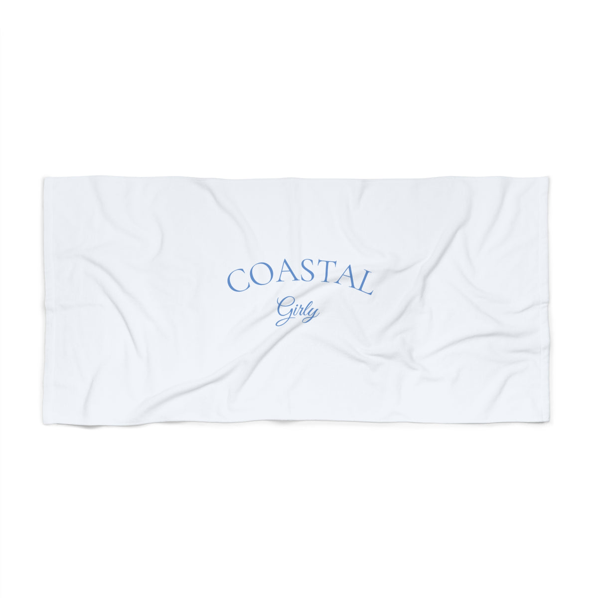 Coastal Girly Beach Towel