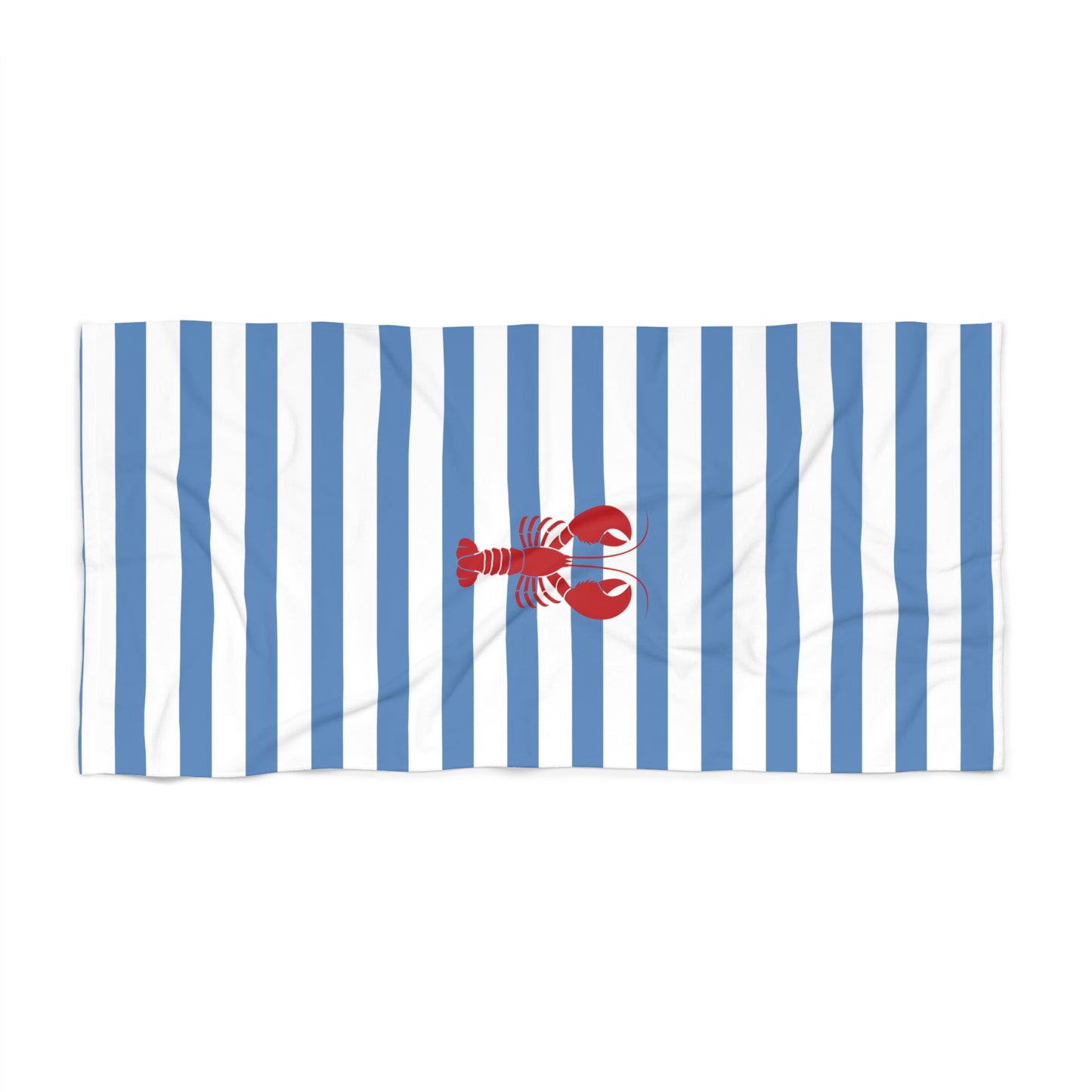 Lobster Stripe Beach Towel