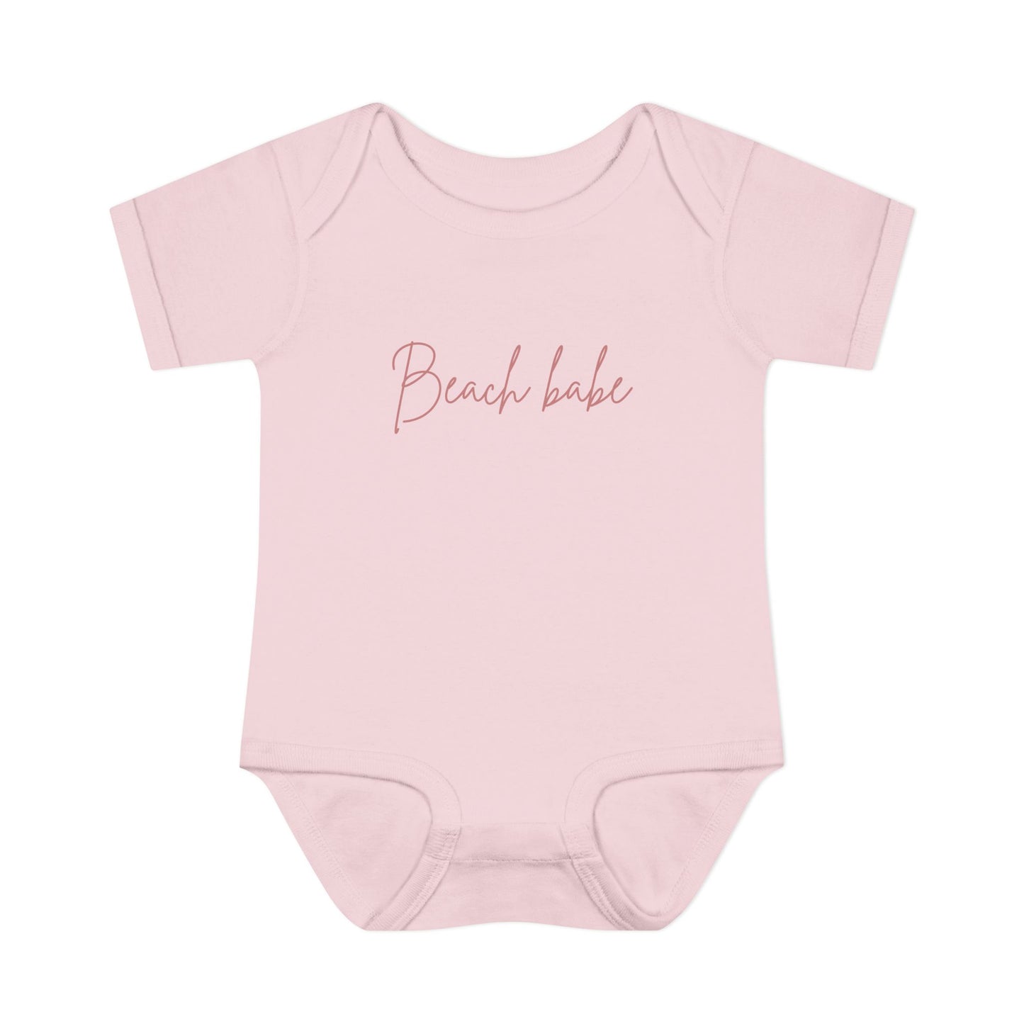 Beach Babe Baby Rib Bodysuit