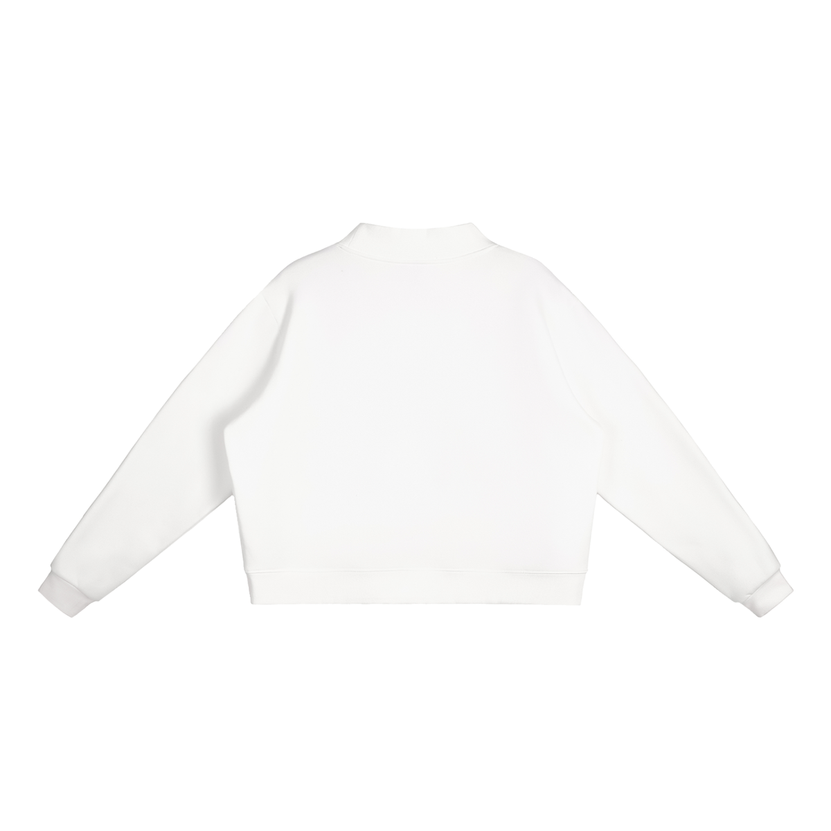 Off Season mockneck | white & minty