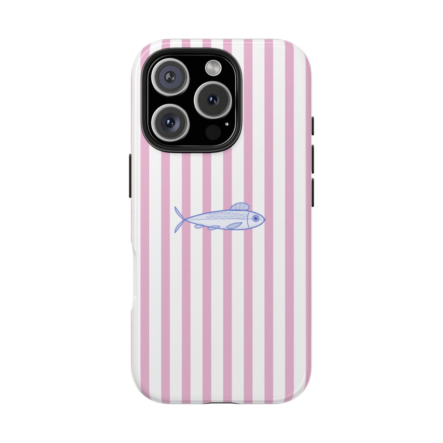 Pink & White Fish Phone Case