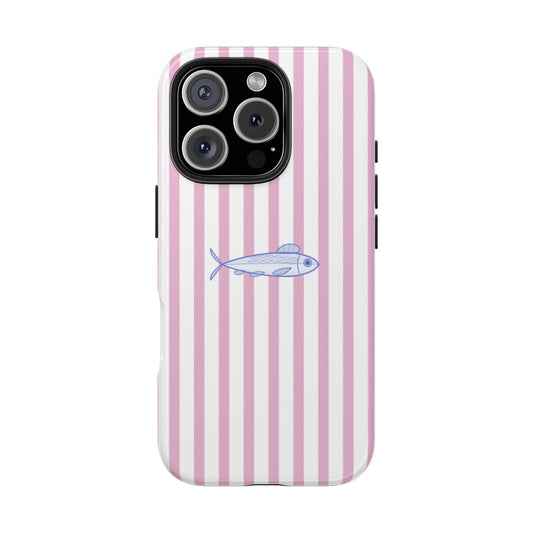 Pink & White Fish Phone Case