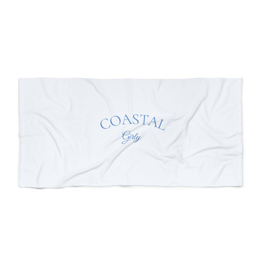 Coastal Girly Beach Towel