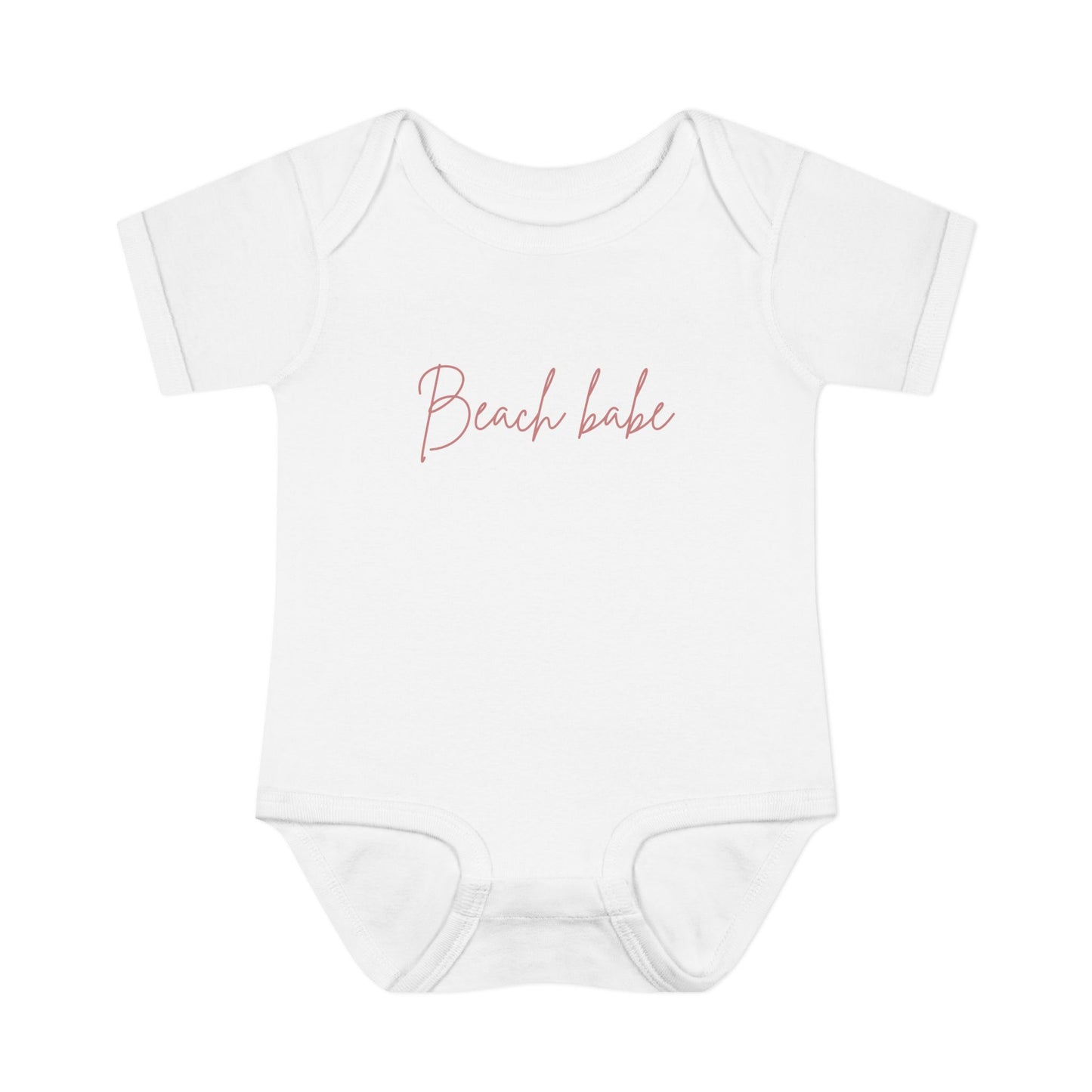 Beach Babe Baby Rib Bodysuit