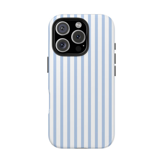 Blue & White Striped Phone Case