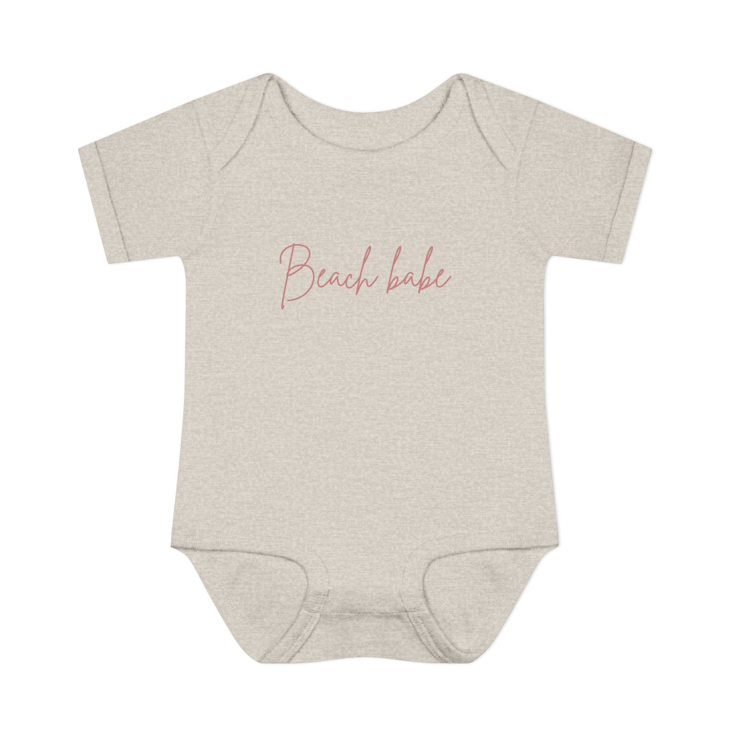 Beach Babe Baby Rib Bodysuit