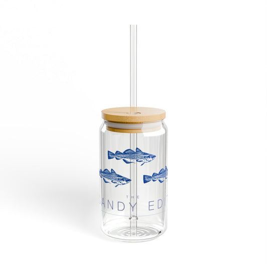 The Sandy Edit Sipper Glass 16oz