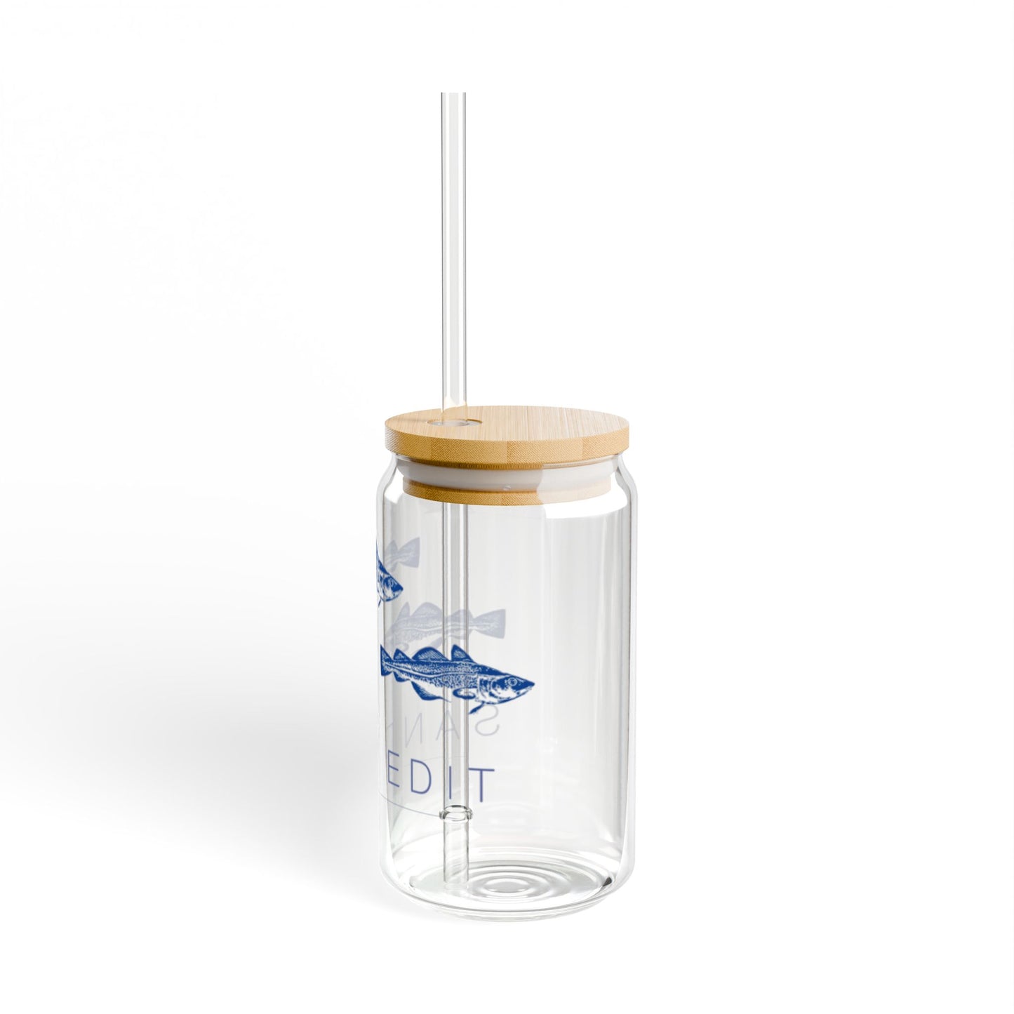 The Sandy Edit Sipper Glass 16oz