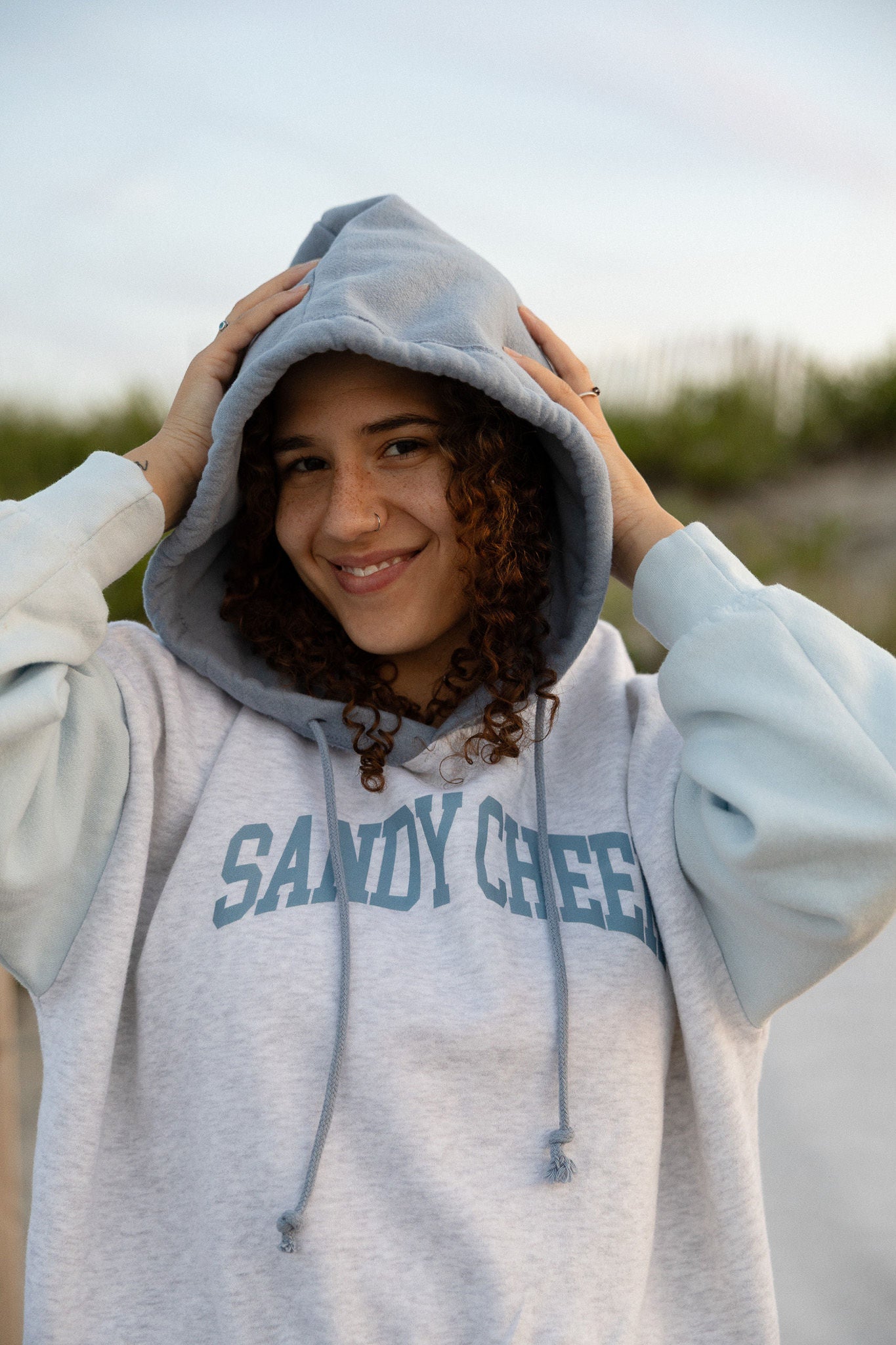 Sandy Cheeks | Color Block Hoodie